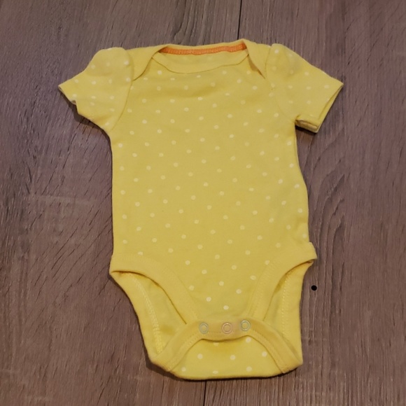 polka dot baby onesie
